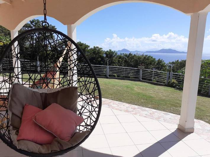 Villa pour 8 personnes, avec vue et terrasse