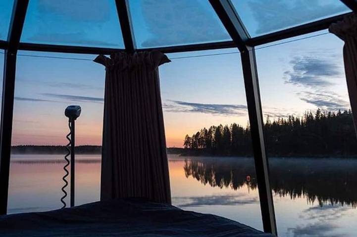 Luxuriöser Urlaub für zwei im Glaszimmer - wildes Naturerlebnis in Schweden! in Jokkmokk, Lappland (Schweden)