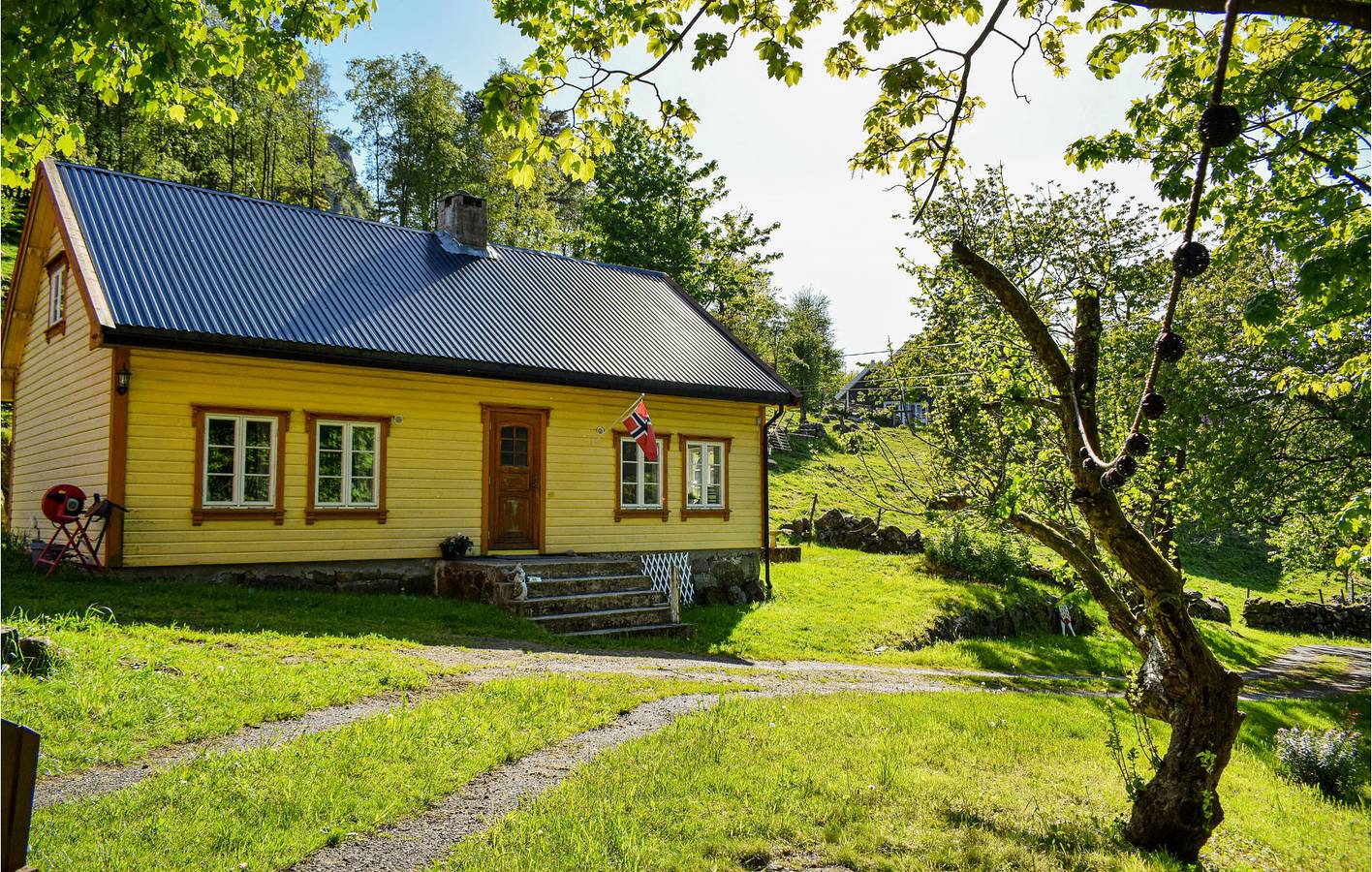 Ferienhaus für 6 Personen mit Garten in Farsund