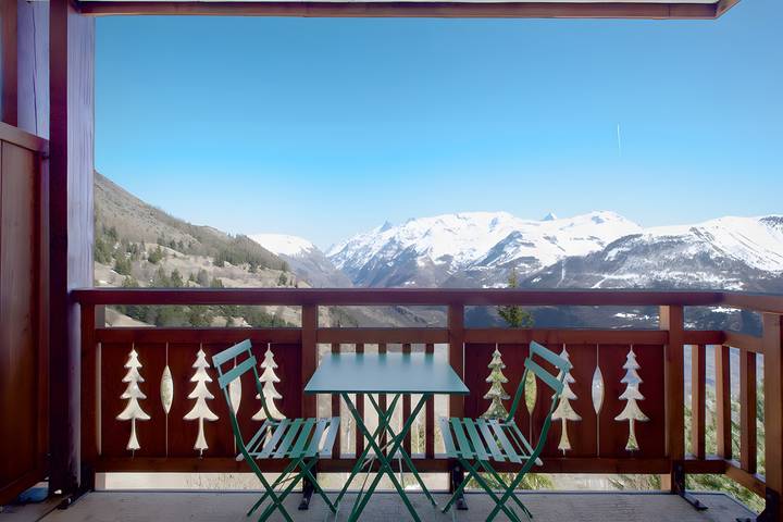 Studio pour 4 personnes, avec balcon