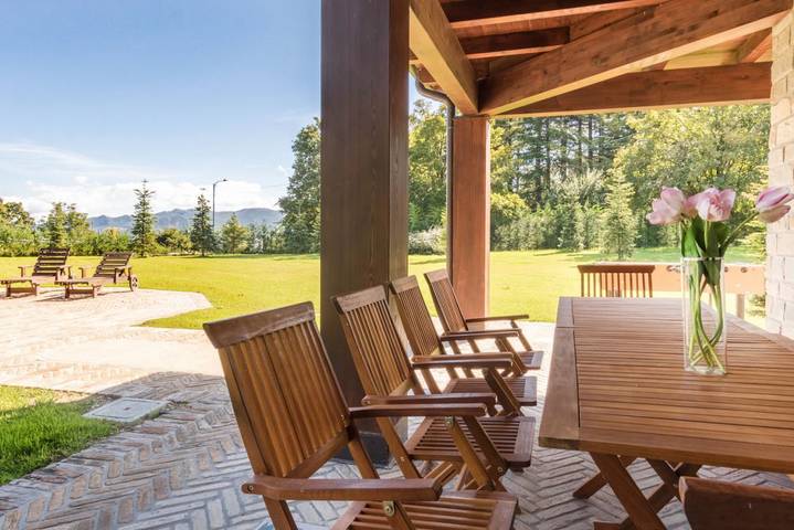 Villa für 7 Personen mit Balkon/Terrasse in Bobbio, Piacenza Provinz