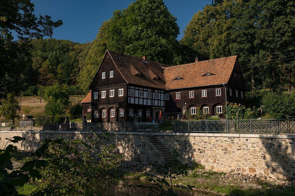 Ganze Wohnung, Ferienwohnung am Mühlgraben in Olbersdorf, Zittauer Gebirge