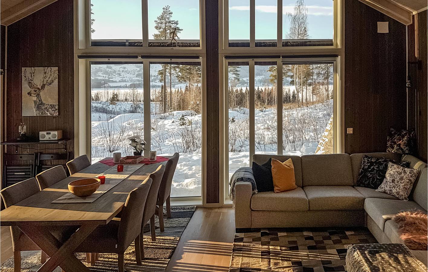 Ferienhaus für 8 Personen mit Terrasse in Ringsaker