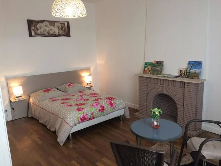 Chambre d’hôte pour 4 personnes, avec Terrasse ainsi que Jardin et Vue