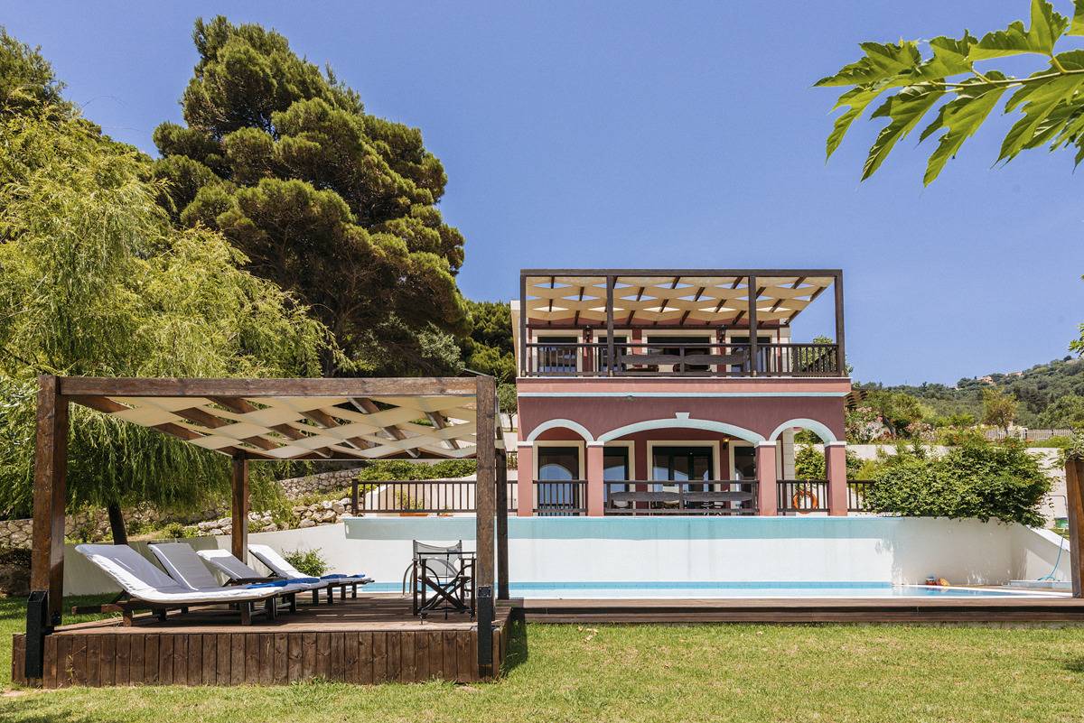 Villa für 8 Personen mit Garten in Pelekas, Korfu