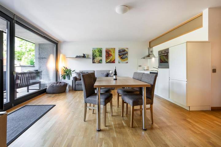 Ferienwohnung für 4 Personen, mit Garten und Ausblick in Bludenz