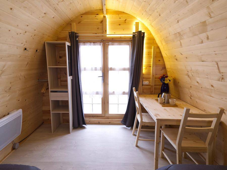 Flower Camping le Mat - Unterkunft 2 personen - Cottage Standard 12 m² - Terrasse in Trévou-Tréguignec, Rosa Granitküste