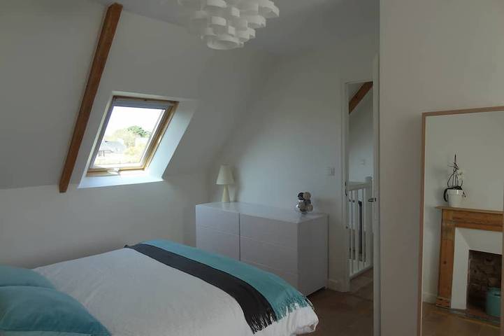 300m vom Meer entfernt, bretonisches Haus mit großem Garten und Meerblick - WIFI in L'Arcouest, Ploubazlanec