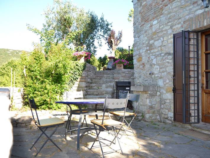 Casa vacanza per 3 persone, con Balcone e Terrazza nonché Giardino e Panorama a Corciano