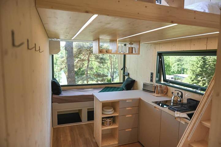 Green Tiny House Nook 5 – dein naturnaher Rückzugsort am Salemer See in Salem (Herzogtum-Lauenburg), Naturpark Lauenburgische Seen