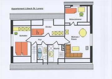 Ferienwohnung für 5 Personen in Sankt Lorenz Nord, Lübeck, Bild 2