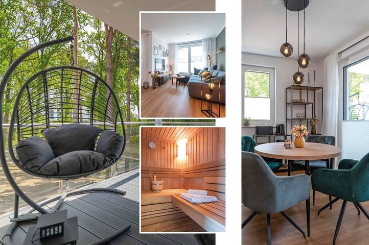 Ferienwohnung für 4 Personen, mit Seeblick und Ausblick sowie Sauna und Garten, mit Haustier - 1