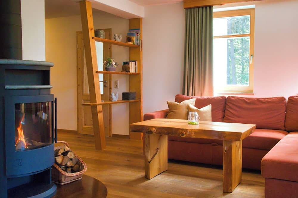Ganze Wohnung, Wohnung mit 2 Schlafzimmern, Balkon, Kamin - Urlaub mit einzigartigem Ausblick in Rathen, Elbsandsteingebirge