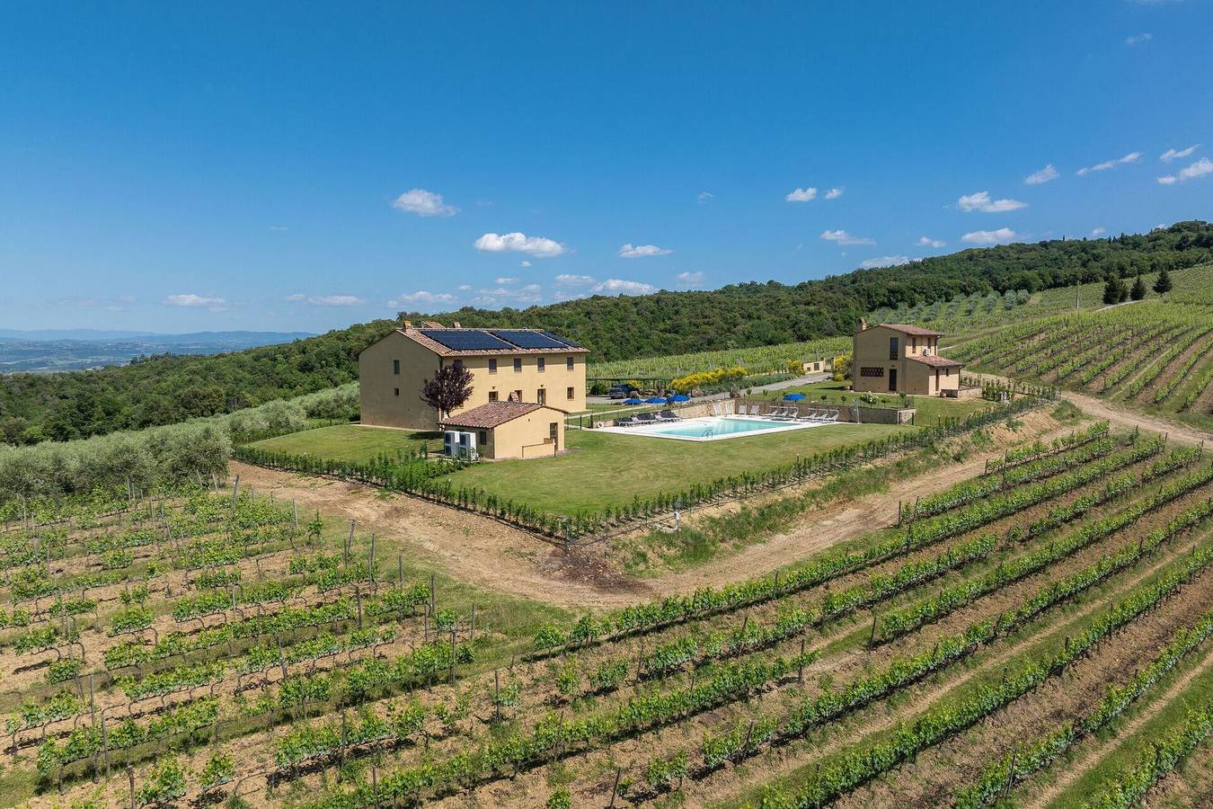 Villa Il Caggio in Larniano, San Gimignano