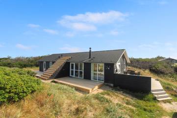 Ferienhaus mit Meerblick für 8 Personen, mit Terrasse in Grønhøj Strand