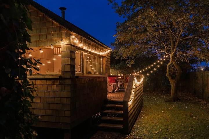 Log cabin for 5 people in Lymington