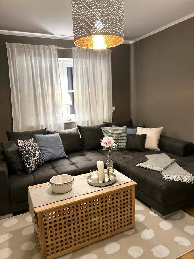Ferienwohnung für 2 Personen, mit Terrasse und Garten sowie Ausblick