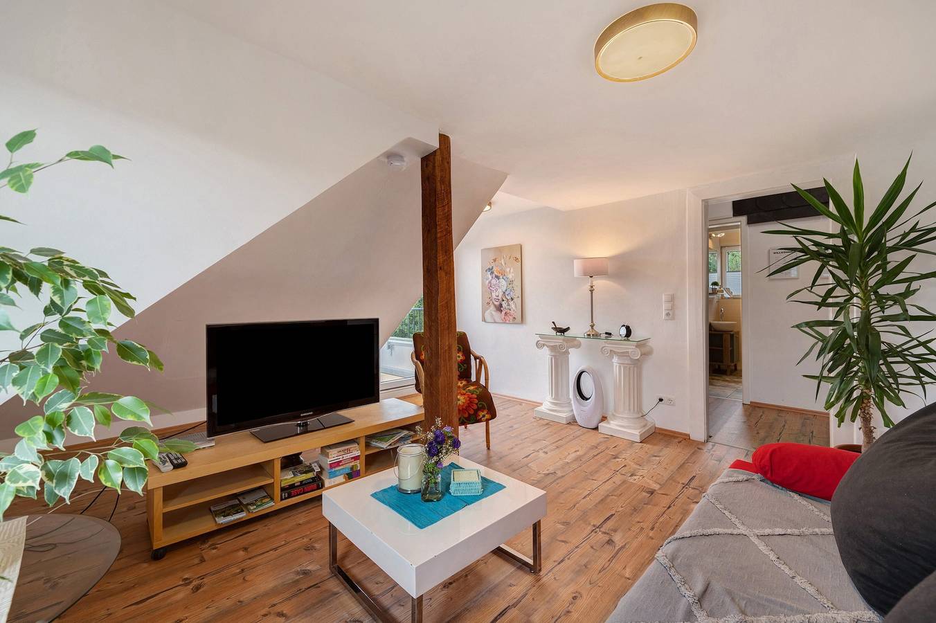 Ganze Wohnung, Fewo im Rosenberg – Dachterrasse mit Rheinblick nahe Koblenz in Lahnstein, Osteifel