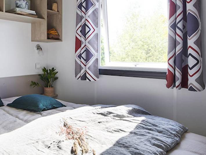 Camping Chateau de Bouafles - Mobilheim 4 personen - Der Gisors in Bouafles, Les Andelys und Umgebung