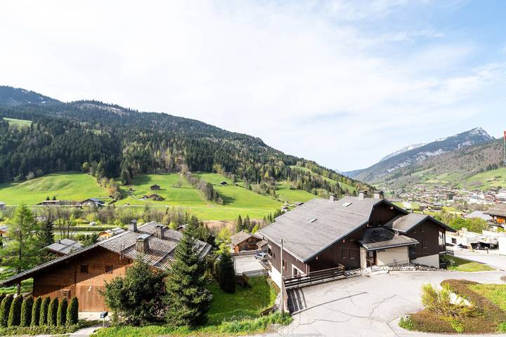 Appartement entier, Appartement "Les Genevriers" avec vue sur les montagnes, balcon et Wi-Fi in Le Grand-Bornand, Région d'Annecy