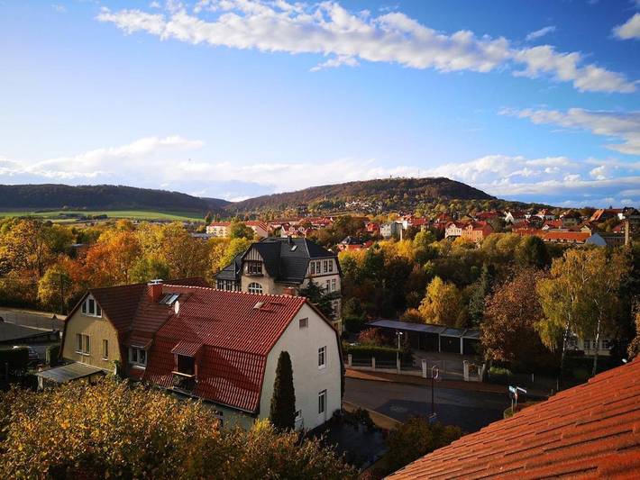 Ferienwohnung für 3 Personen, mit Terrasse und Garten sowie Ausblick in Sondershausen - 4