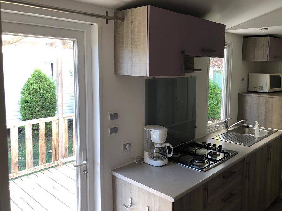 Camping Au Tylo Soleil - Mobilheim 4 personen - Mobil Home 35 Privilege Super Mercure 27m² - 2 Zimmer in Dauphin, Regionaler Naturpark Luberon