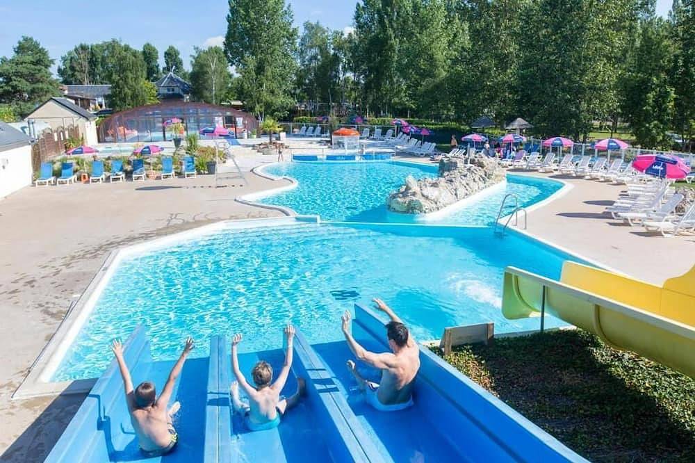 Camping 4* 3 Ch 2 Sdb- Lave linge- Lave vaisselle Grande terrasse in Onzain, Région de Blois