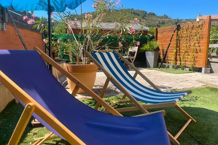 Appartement de vacances pour 4 personnes, avec jardin