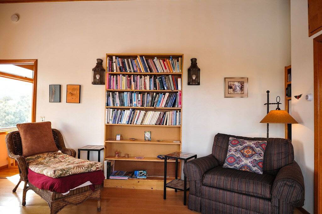 Eine Cozy Br und eine separate große Br, die auf einem Deck mit Blick auf die Berge öffnet in Pinos Altos, Gila National Forest