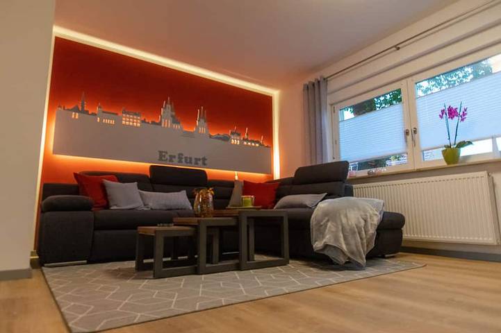 Ganze Wohnung, Schlafen wie im Hotel - wohlfühlen wie zu Hause in Großrudestedt, Thüringer Kernland