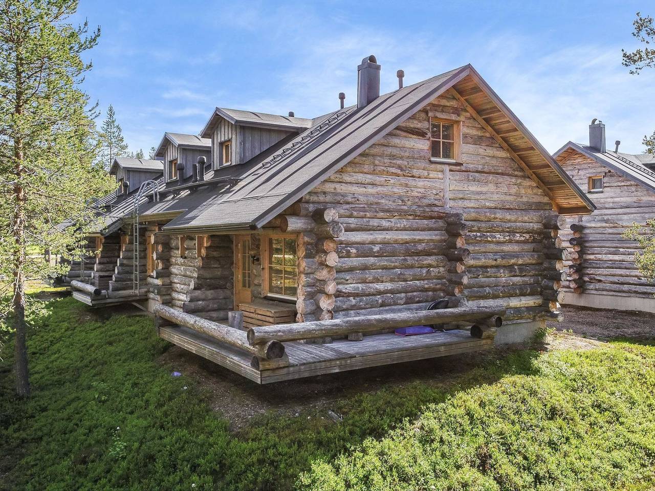 Teerentie / aurora (k 32) / p in Kaulavaara, Laponie