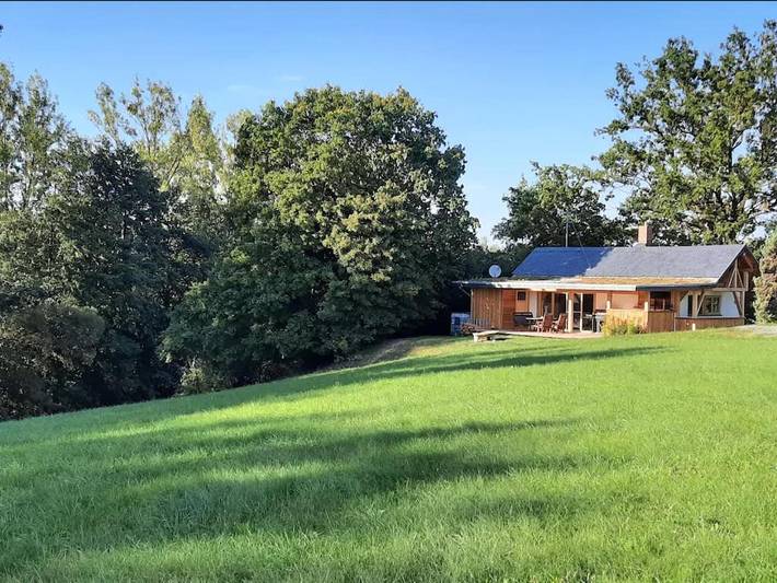 Ferienwohnung für 5 Personen, mit Terrasse und Garten sowie Sauna und Ausblick in Landkreis Kulmbach