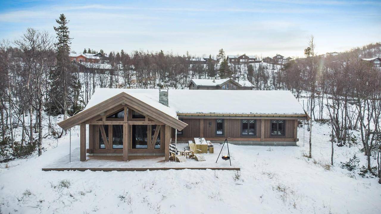 New Luxuary Cabin with perfect location on Geilo. in Geilo, Hol