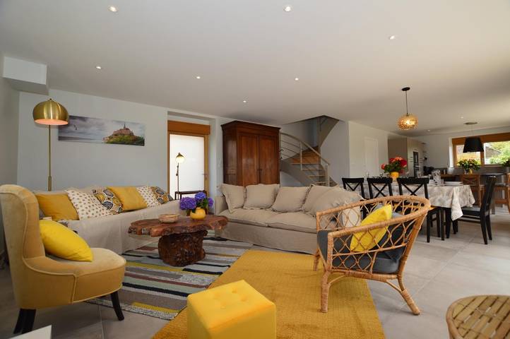 Gîte pour 8 personnes, avec jardin et terrasse à Saint-Coulomb - 2