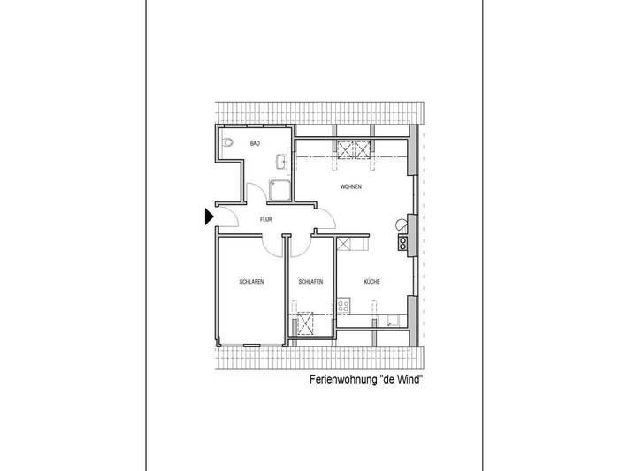 Ferienwohnung für 4 Personen, mit Terrasse und Garten sowie Ausblick in Galmsbüll - 4