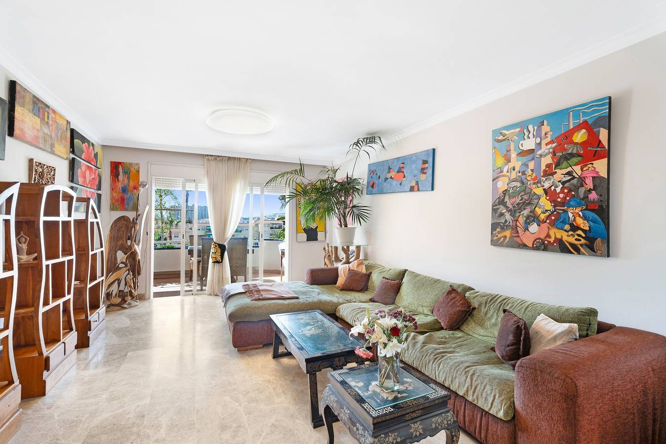Ganze Wohnung, Ferienwohnung 'Graciosa' mit Meerblick, privater Terrasse und Wlan in Los Cristianos, Arona