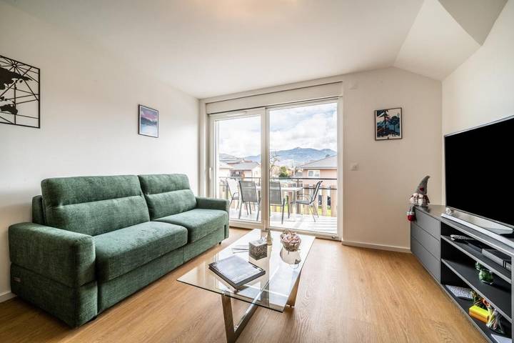 Gîte pour 5 personnes, avec balcon dans Marcellaz