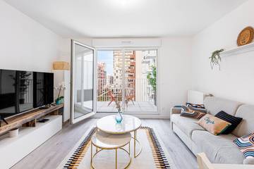Gîte pour 4 personnes, avec balcon à Asnières-sur-Seine