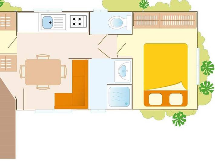 Camping pour 4 personnes, avec bassin pour enfant dans le Languedoc-Roussillon - 4