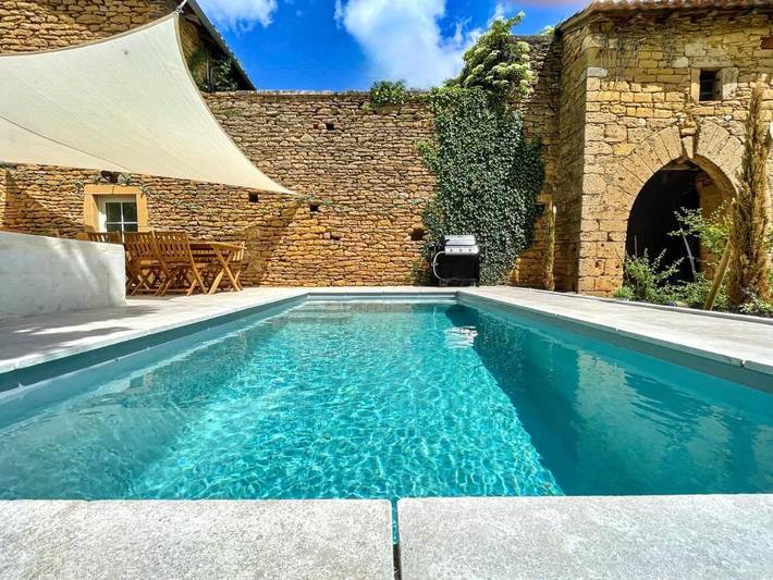 Maison de vacances pour 11 personnes, avec vue ainsi que piscine et jardin