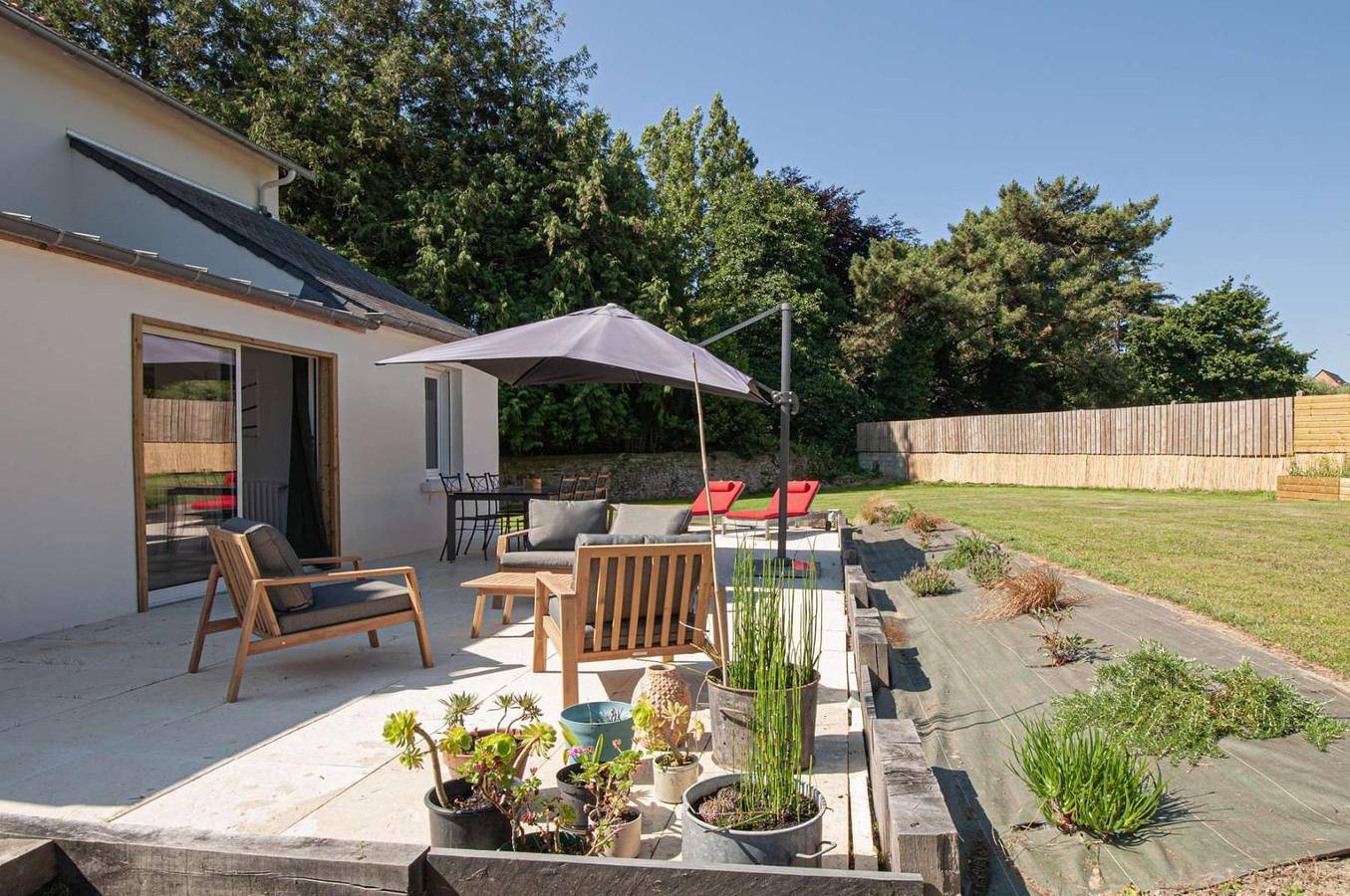 St Christophe in Lézardrieux, Rosa Granitküste