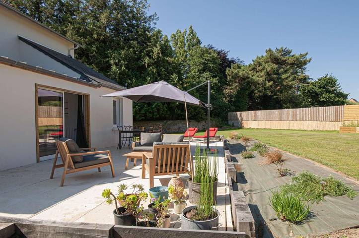 Gîte pour 6 personnes, avec Terrasse ainsi que Jardin et Vue à Lézardrieux - 2