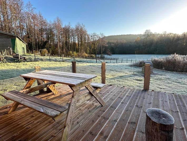 Tente pour 4 personnes, avec vue et jardin dans Orne - 3
