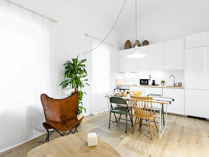 Holiday letting for 4 people, with balcony, child-friendly in Madrid