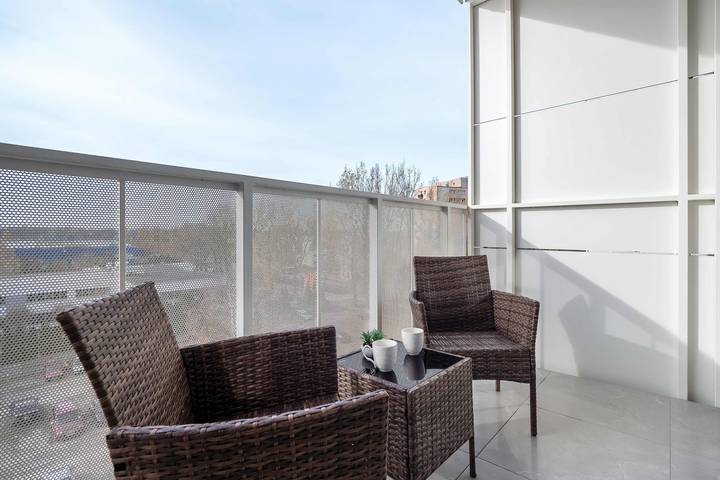 Cały apartament, Apartament wakacyjny dla 4 osób z ogród in Łódź, Województwo łódzkie