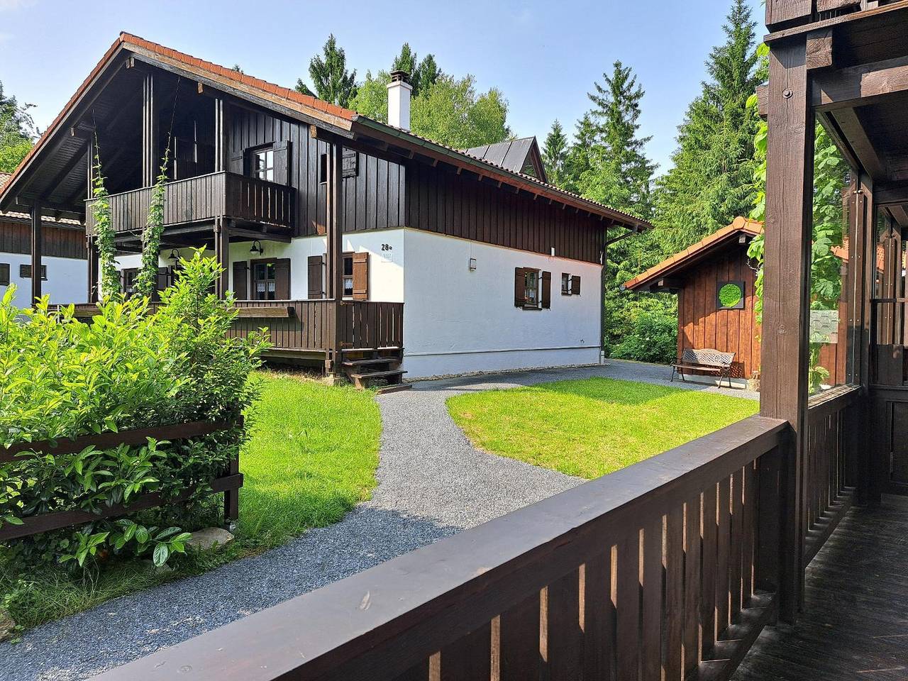 Geheel appartement, Ferienhaus Maria im Waldferiendorf - Ferienhaus in Regen (Ostbayern), Oost-Beieren