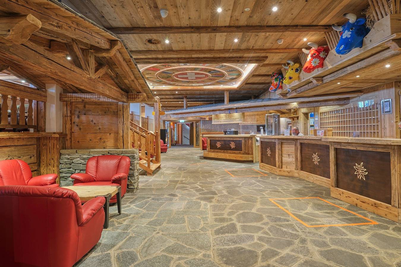 Hôtel Central Résidence & spa - Familienzimmer mit 5 Betten in Leysin, Alpes Vaudoises