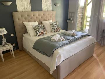Cottage pour 2 personnes, avec vue et jardin dans Asnières-sur-Nouère
