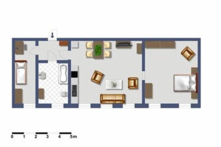 Ferienwohnung für 4 Personen, mit Garten - 1