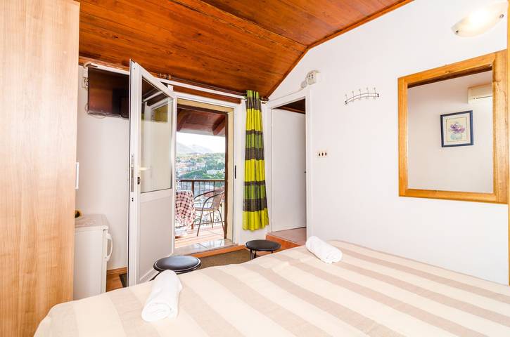Albergo a gestione familiare per 2 persone con vista oceano in Ragusa Vecchia, Cavtat (Dalmatia)